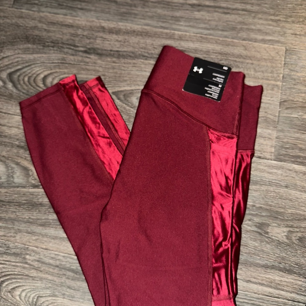 Under Armour' Burgundy Leggings
